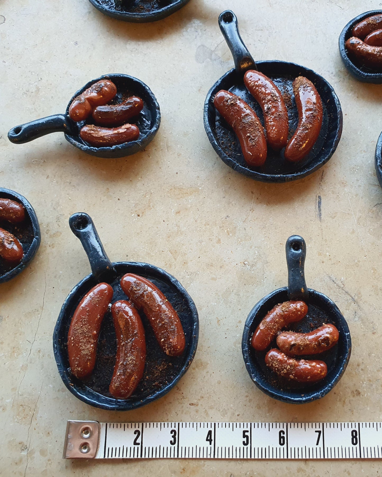 Bratwurstpfanne mit / ohne Kühlschrankmagnet