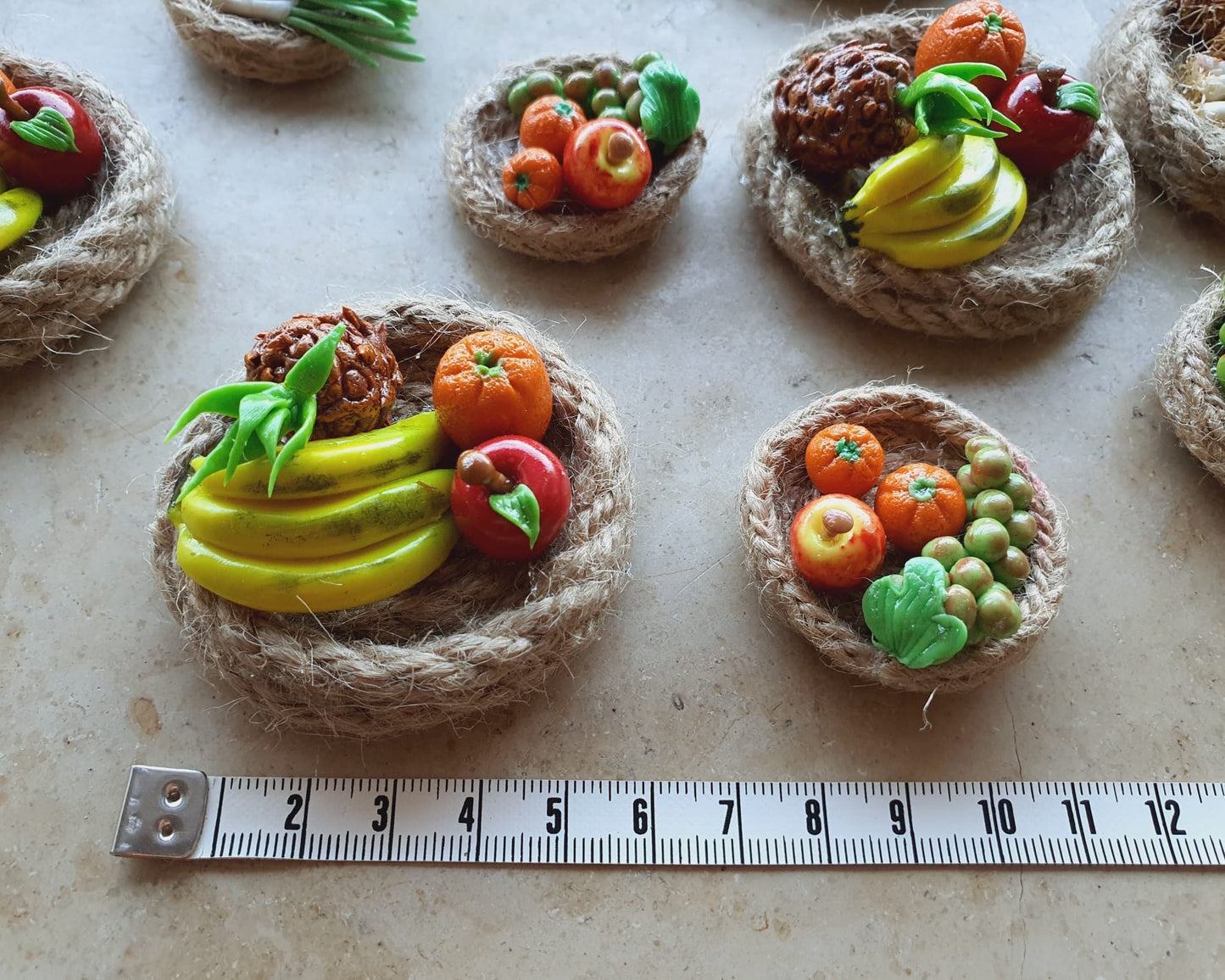 Obstschale mit Kühlschrankmagnet