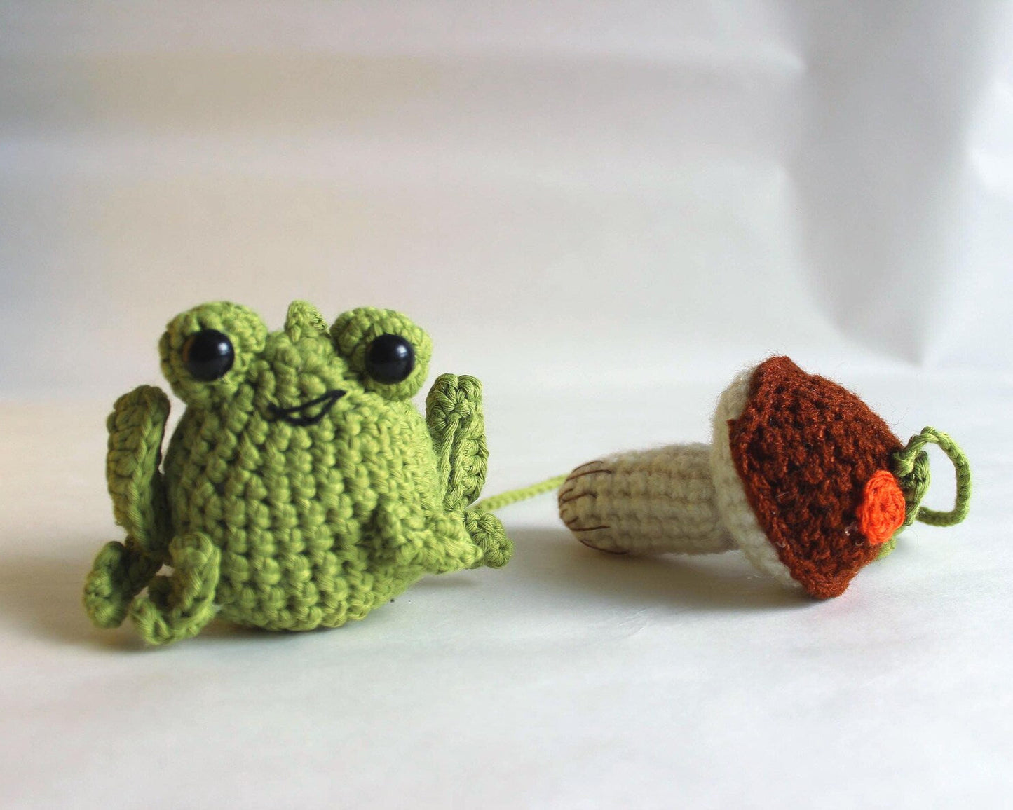 Gehäkelte Frosch Rückspiegel-Anhänger