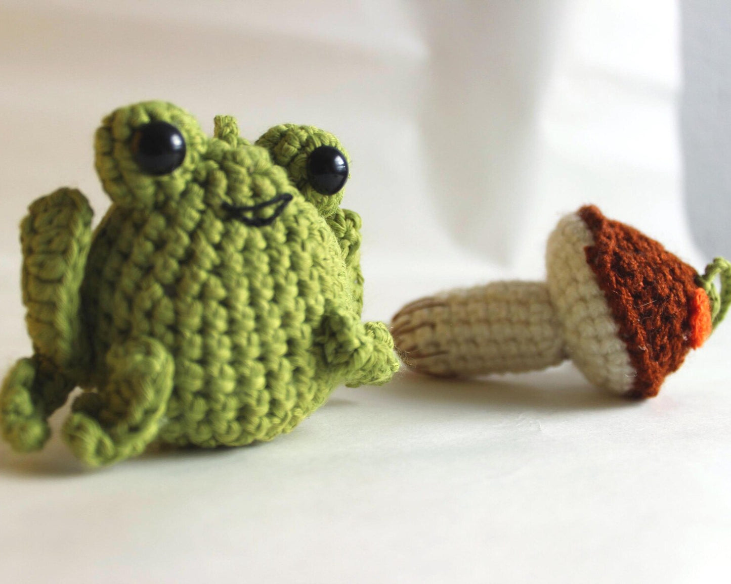 Gehäkelte Frosch Rückspiegel-Anhänger