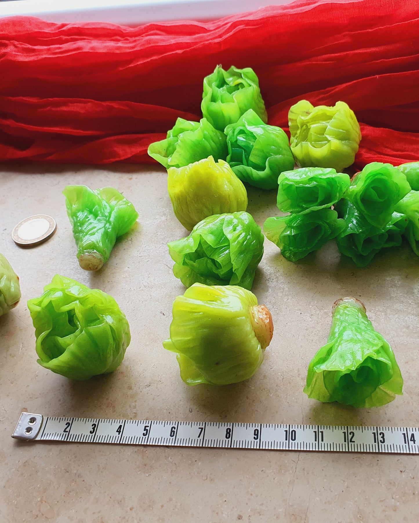 Salat/Salatkopf als Miniaturen