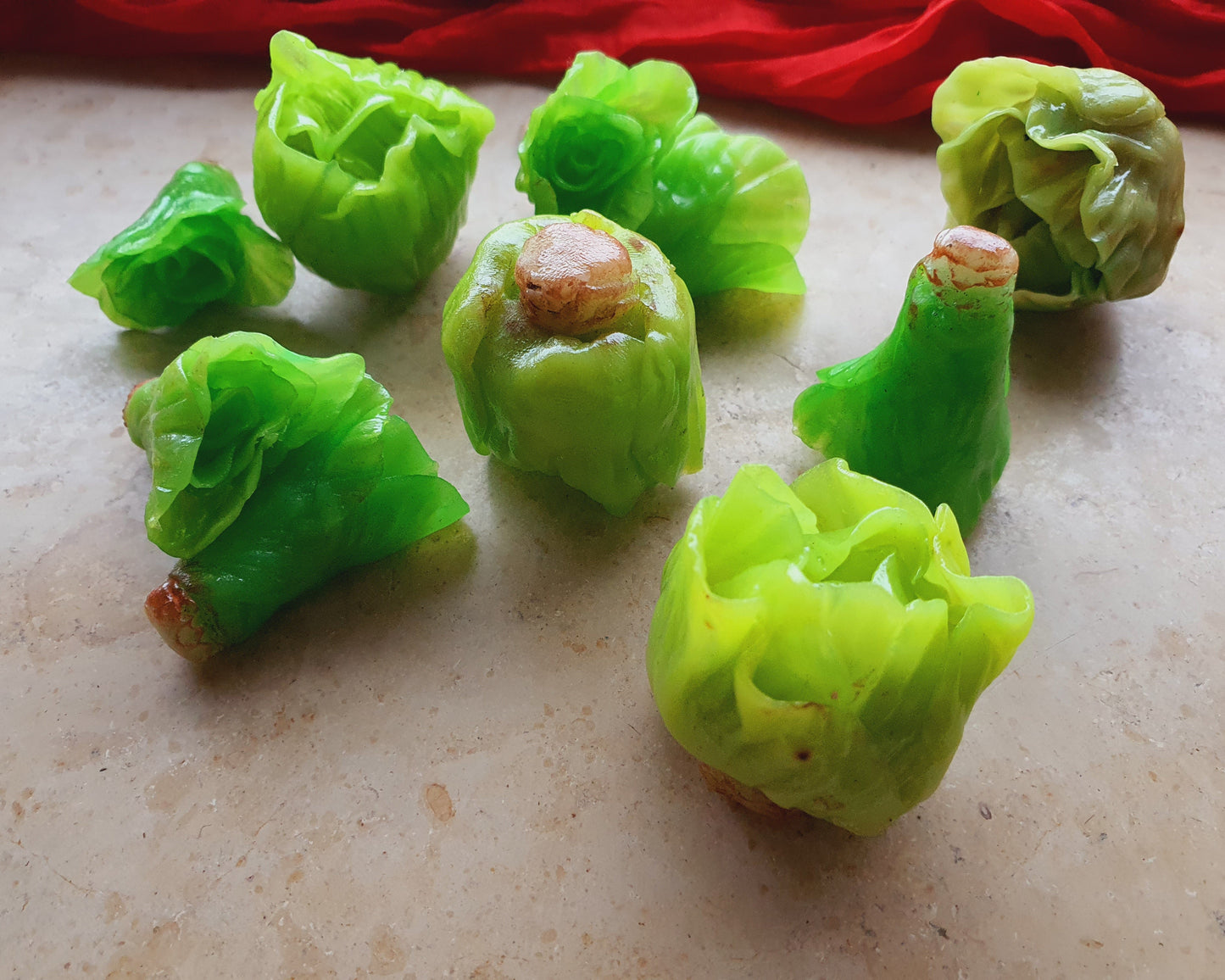 Salat/Salatkopf als Miniaturen