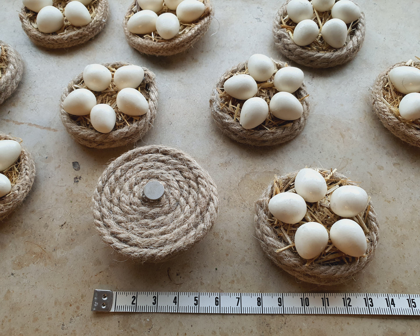 Eierschale mit Kühlschrankmagnet