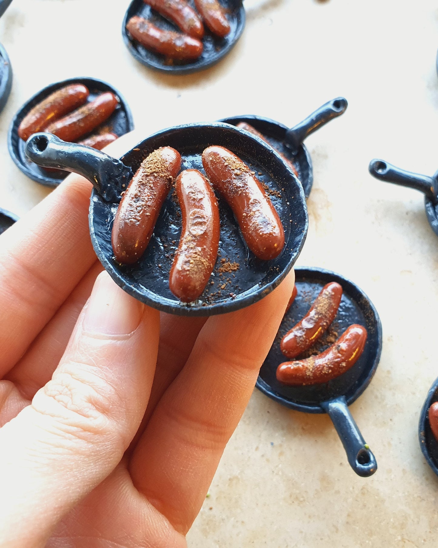 Bratwurstpfanne mit / ohne Kühlschrankmagnet