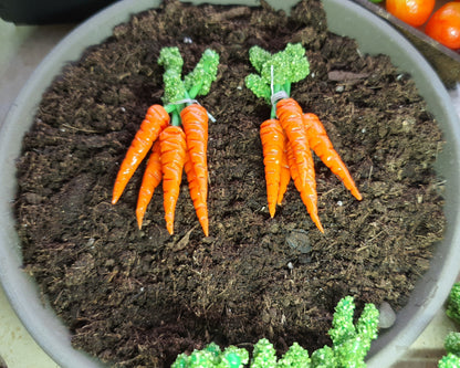 Karottenbund als Miniaturen