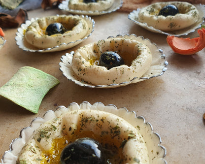 Joghurt/Labneh -Tapas mit/ohne Kühlschrankmagnet
