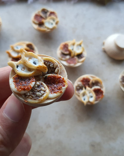 Manakish Holzschale mit/ohne Kühlschrankmagnet