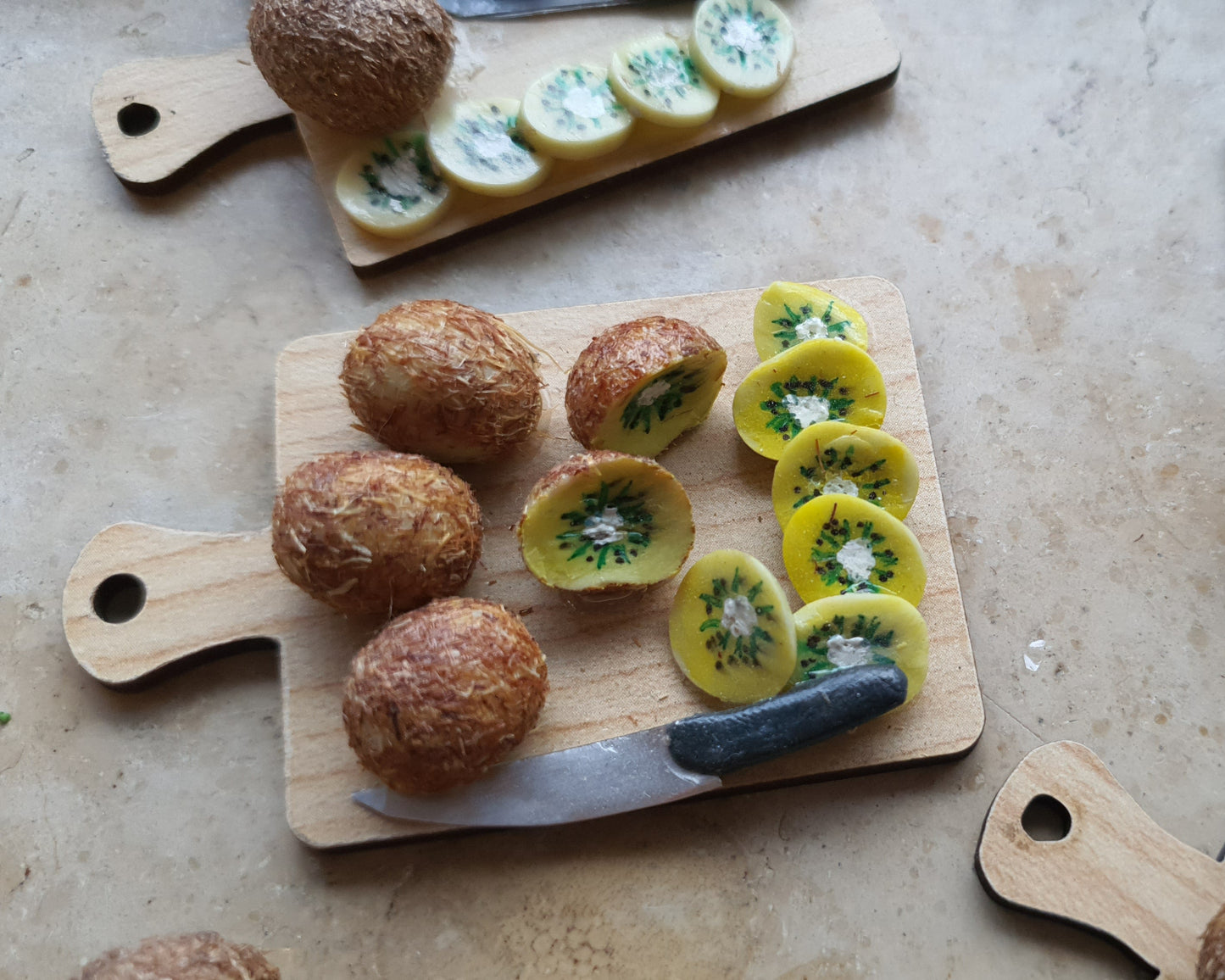 Kiwi Schneidebrett mit/ohne Kühlschrankmagnet
