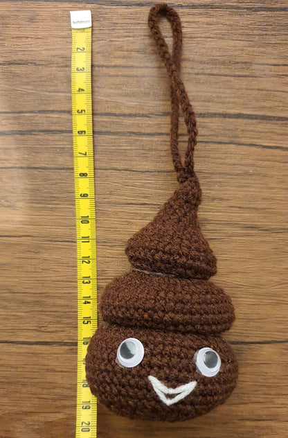 Gehäkelter Poop-Anhänger