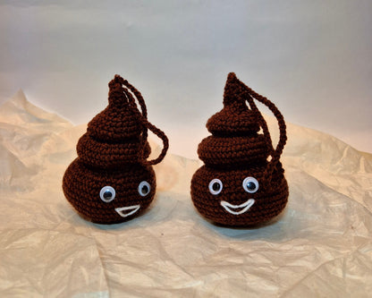 Gehäkelter Poop-Anhänger