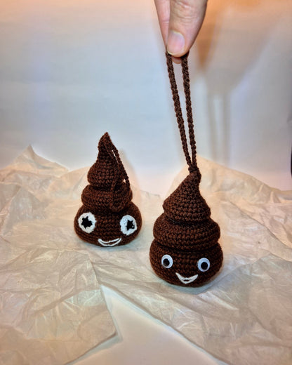 Gehäkelter Poop-Anhänger