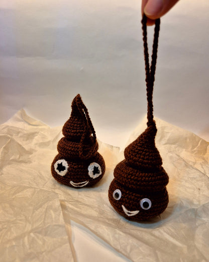 Gehäkelter Poop-Anhänger