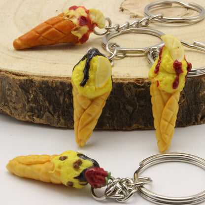 Eiswaffel Miniatur Anhänger