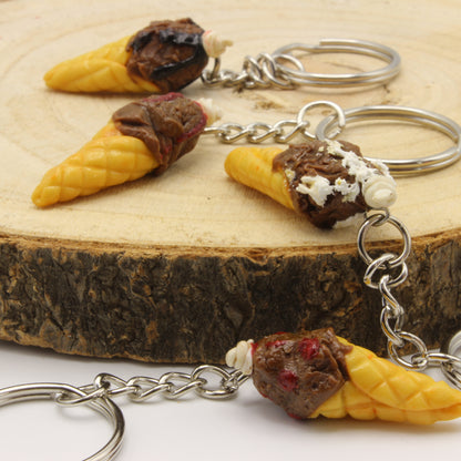 Eiswaffel Miniatur Anhänger