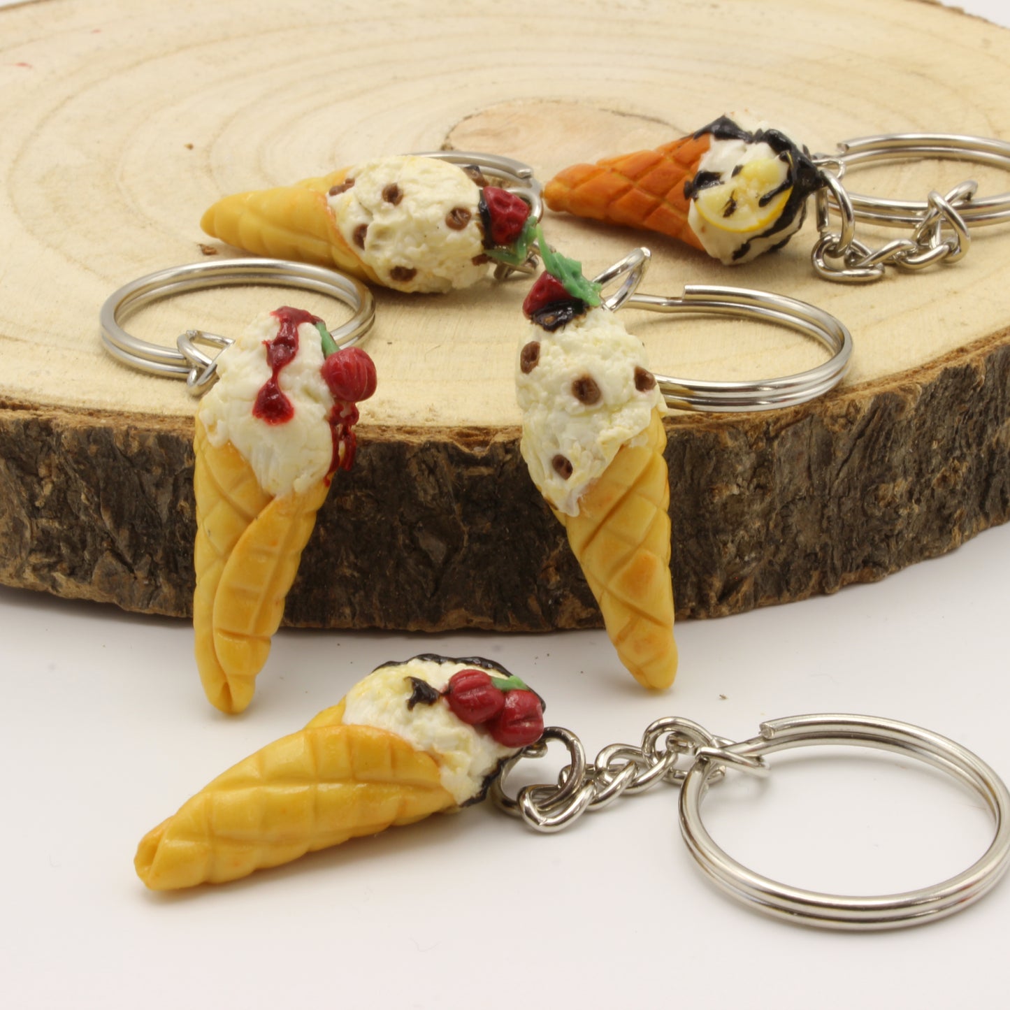 Eiswaffel Miniatur Anhänger