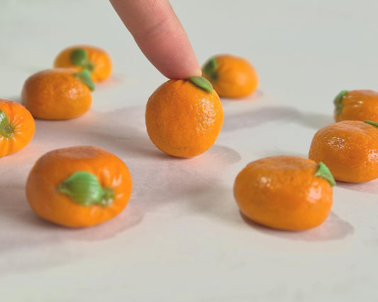 Orange mit / ohne Kühlschrankmagnet