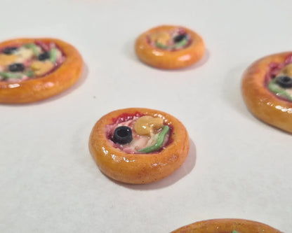 Pizza mit / ohne Kühlschrankmagnet