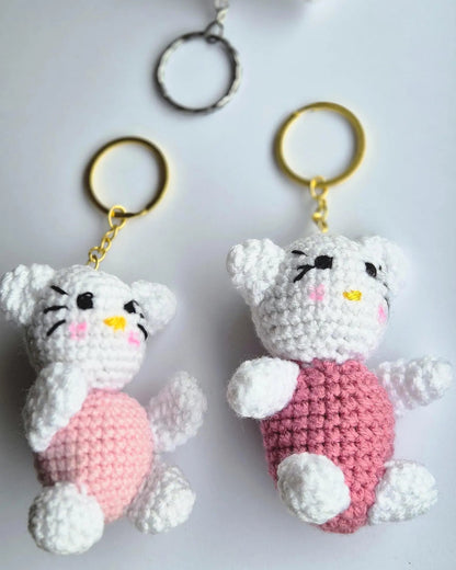 Gehäkelter Mini Teddy-Anhänger