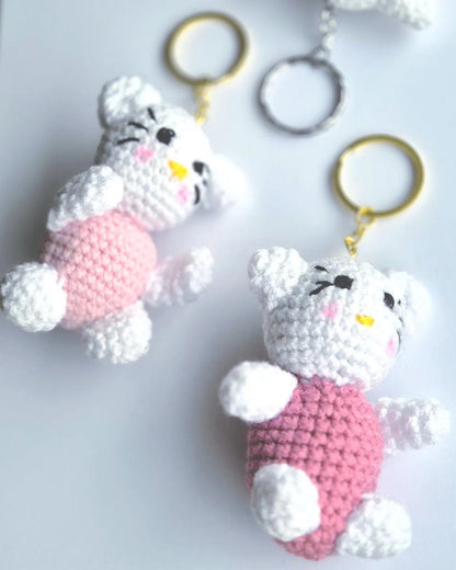 Gehäkelter Mini Teddy-Anhänger