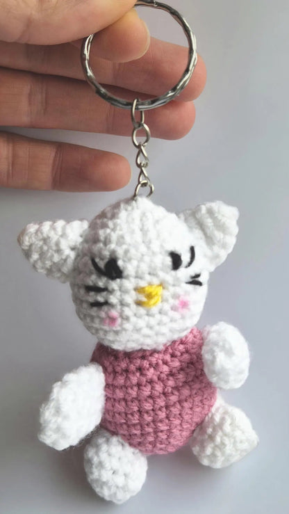 Gehäkelter Mini Teddy-Anhänger