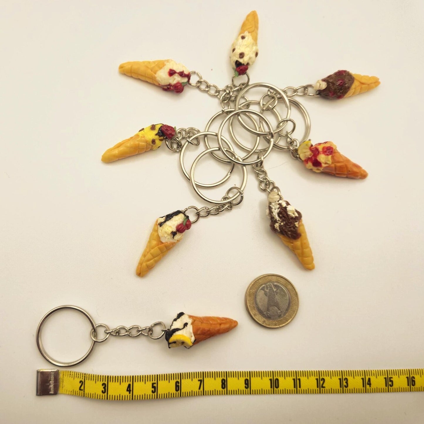 Eiswaffel Miniatur Anhänger